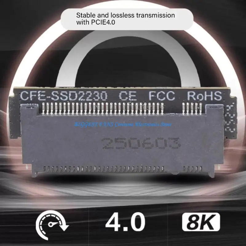 DIY Compatible M.2 NVMe 2230 Disk Adapter Card for CF express Type B Features PCIe4.0 and Enhances Cooling