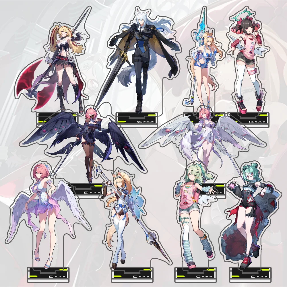 Game Zenless Zone Zero Severian Lowell Remielle Dan Roxie Ifrita Price Clara Flint Acrylic Stand Model Collect Gift Keychain