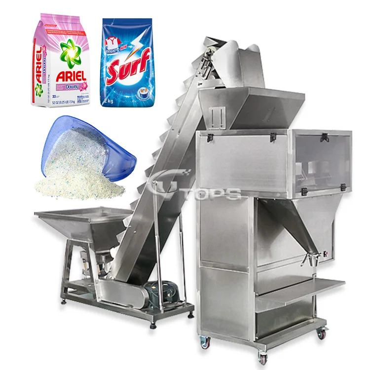 Innovative Design Vibratory Linear Weigh Filler Puffed Food Biscuits Crisps Popcorns Snacks Weighing Filling Machine