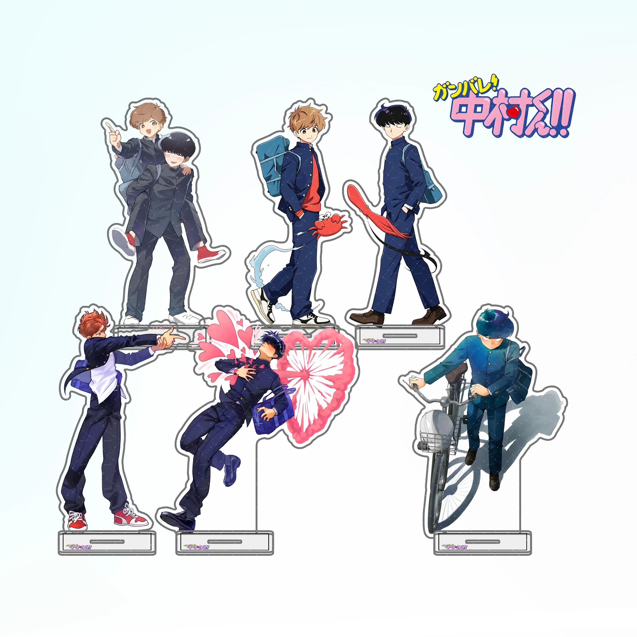 Go for It, Nakamura! Aiki Hirose High Transparency Double-Sided Printed Acrylic Stand Desktop ornaments Gifts ,keychain 15CM
