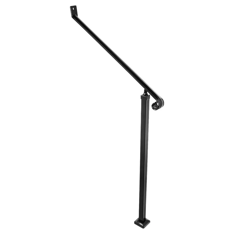 

Handrails for Outdoor Steps 23 Step Railings Wrought Iron Handrail Stair Railings for Steps Black Iron Railings for Steps Wall
