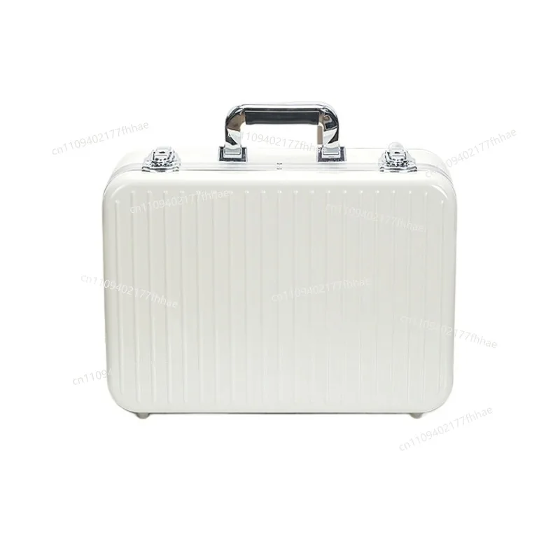 Cosmetic Case with Lamp Portable Large Capacity Makeup Artist Follow-up Makeup Bag with Mirror Professional Portable