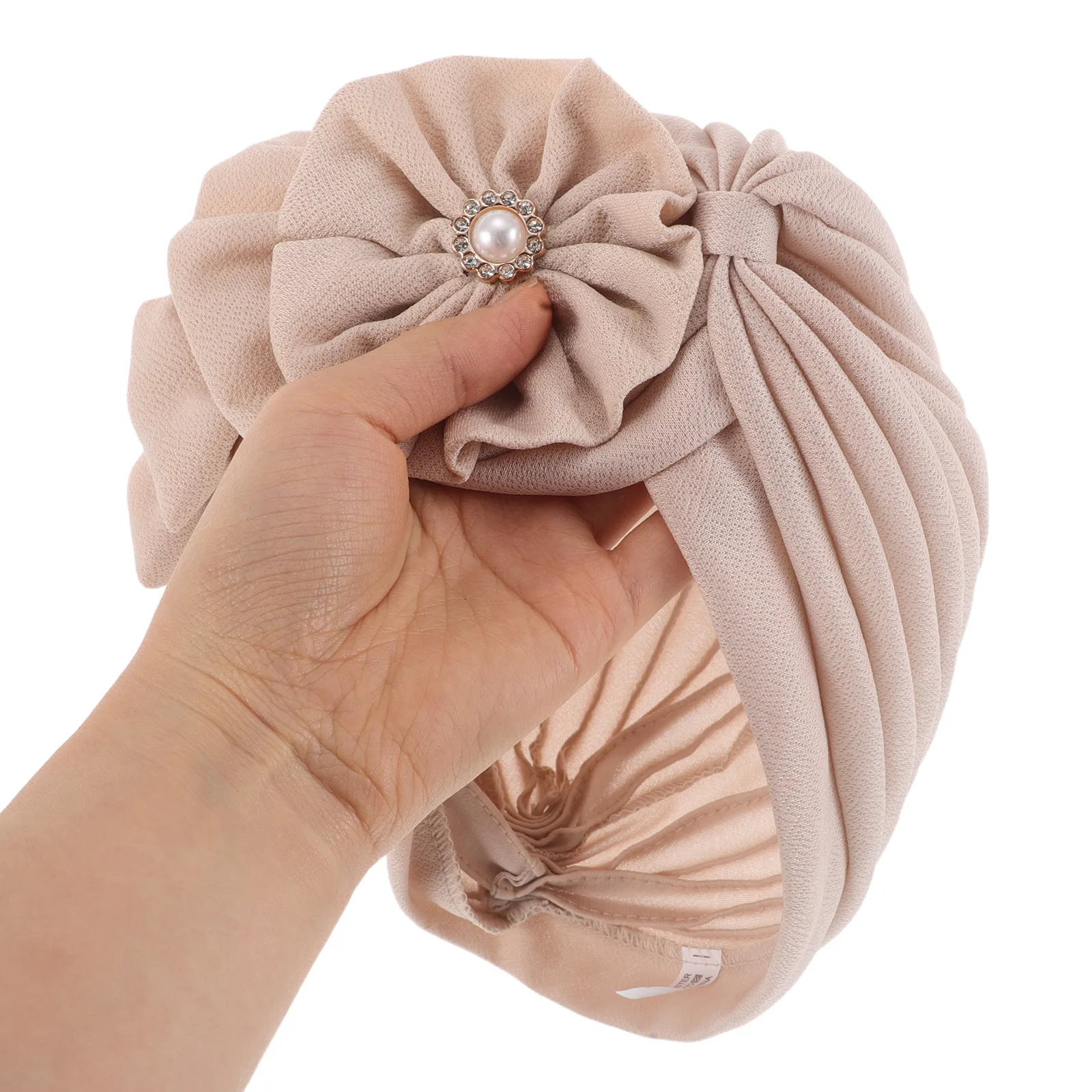 

Side Decal Headscarf Hat Hats Handmade Fake Flower Turban Chemo Turbans for Women