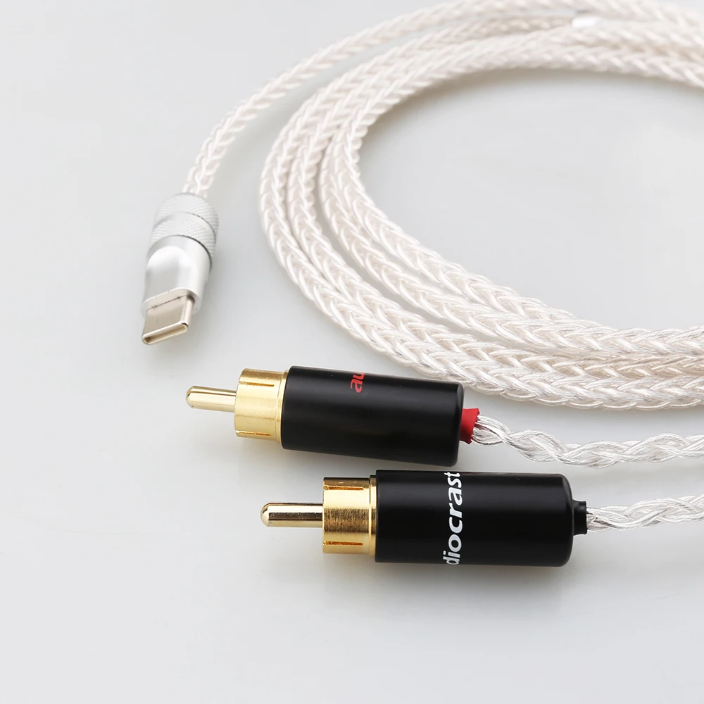 Cable de Audio HiFi híbrido (halógeno F) de Van Den Hul The D-102 III, de alta calidad, con enchufe RCA chapado en oro, cable de extensión VDH