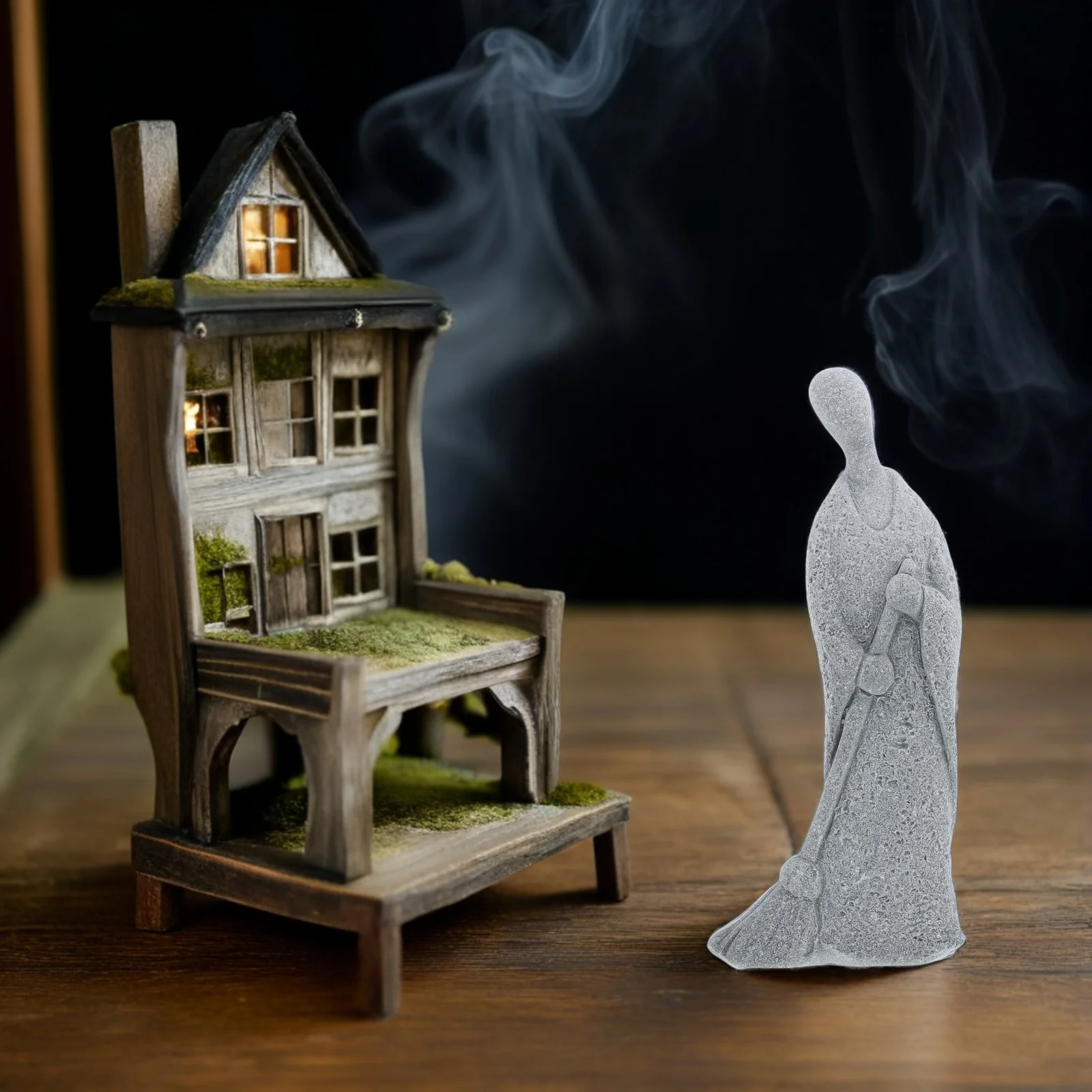 

Buddha Micro Landscape Realistic Chinese Style Zen Monk Sculpture For Mini Bonsai Garden Asian Desk Ornament Aquarium Decor