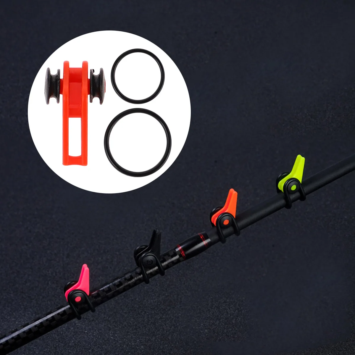 

Woman Bait Hooks Outdoor Fishing Lure Bracket Part Rod Plastic Product Small Colorful