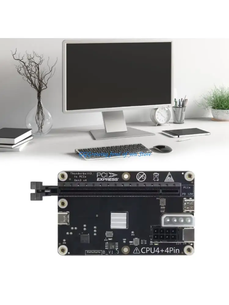 

H9EB Hot Swappable HA 36 GPU Dock Support Wide Compatibility USB4 Cable