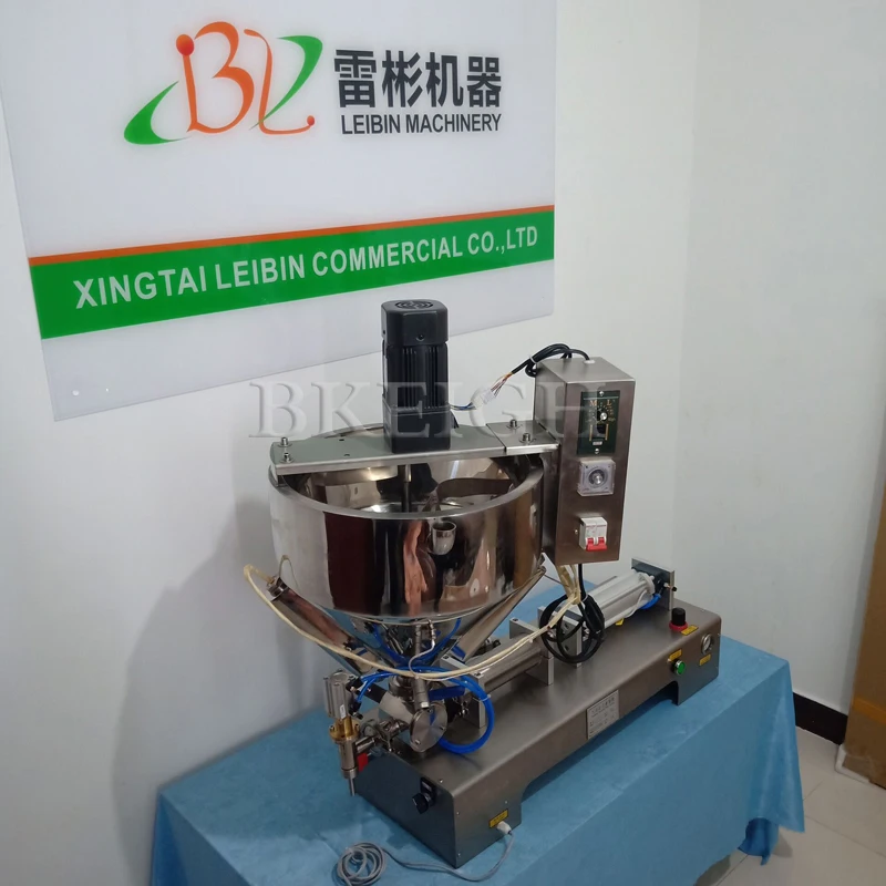 5-1000ml Fully Automatic Peanut Butter Filling Machine With Heating And Stirring