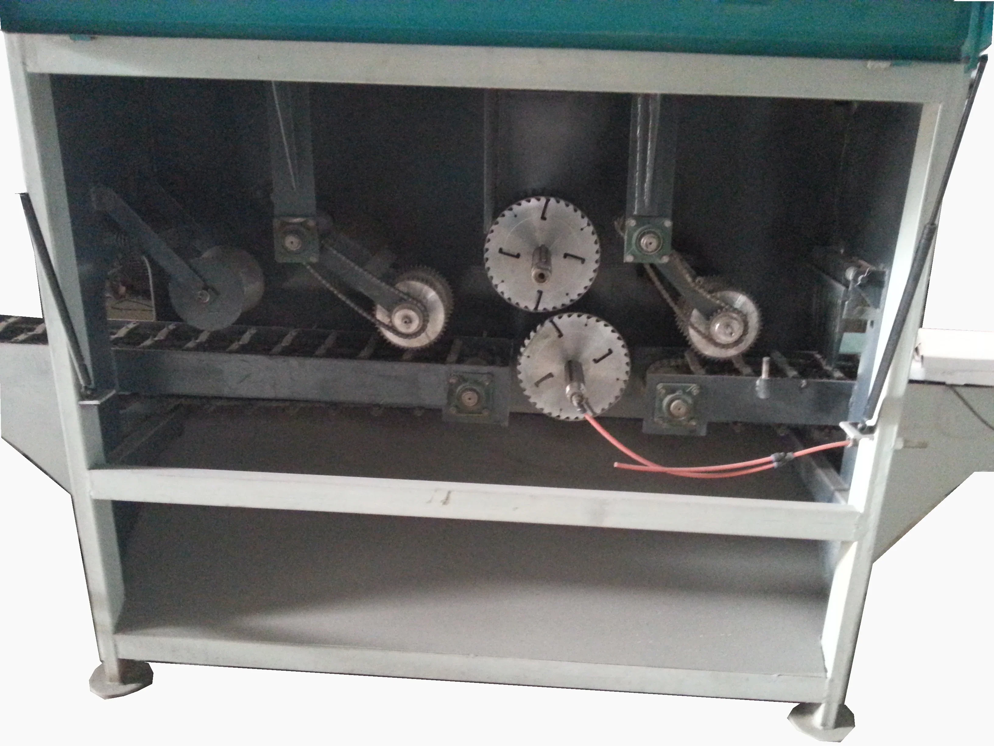 Serra circular automática multi-lâmina, componente de motor central de estilo horizontal, nova condição, corte de madeira, carpintaria