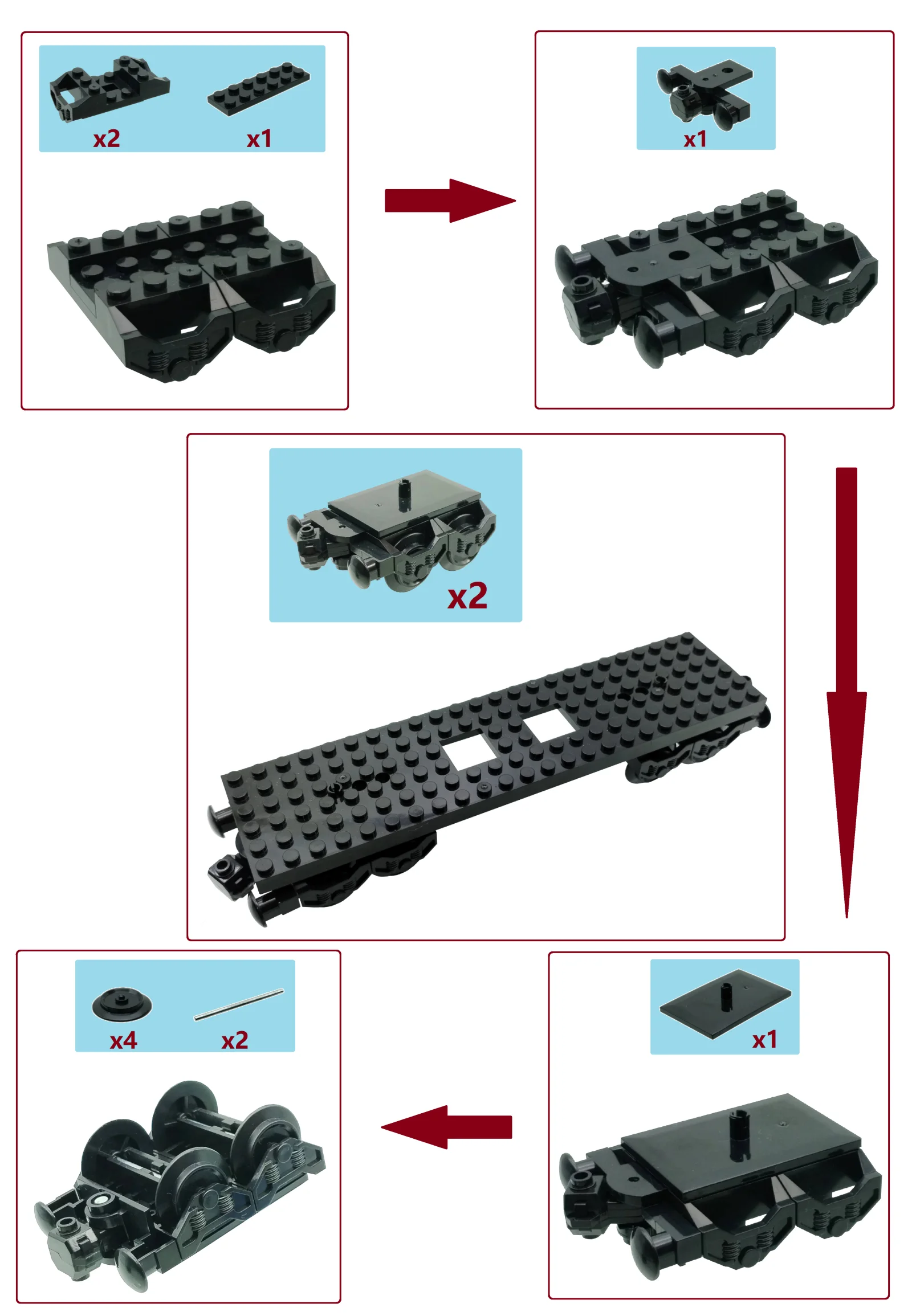 子供のためのテクニカルmocおもちゃ,都市列車,6x24,ベースホイール,ビルディングブロック,組み立てられた部品,クリエイティブなアイデア,DIYギフト