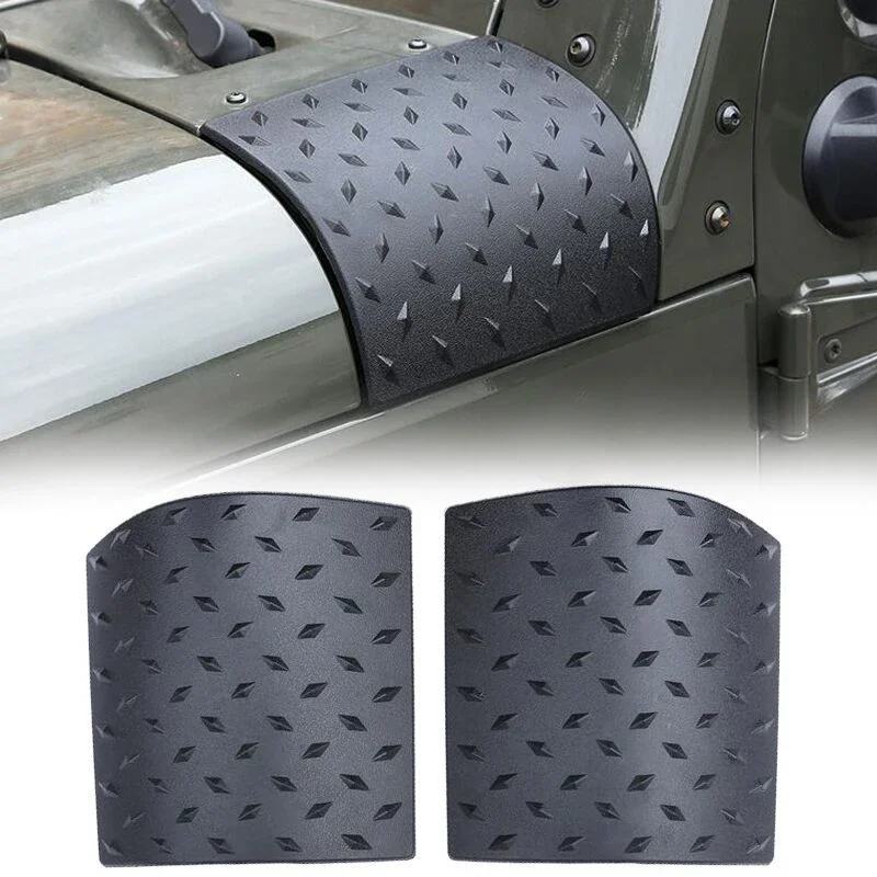 

2pcs Car Cowl Body Armor Hood Cover Guard Protector Sticker for Jeep Wrangler JK 2007-2017 Auto Accessories