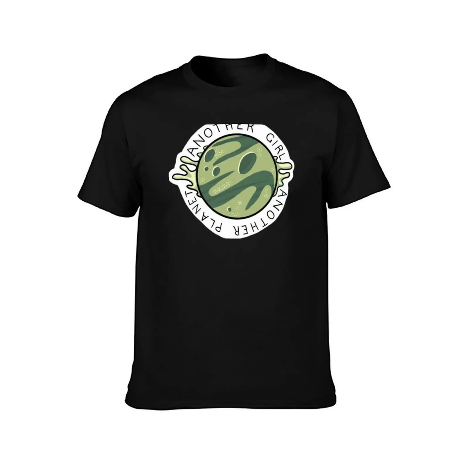 Another Girl, Another Planet [Green] T-Shirt, Summer Casual Cotton Tee, Oversized Streetwear Tops, Vintage Graphic Print