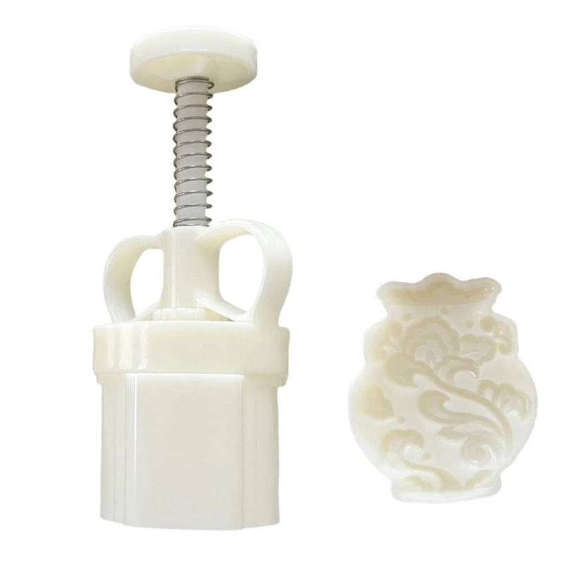 

Plastic Mooncakes Making Mold Cookie Stamp Bottle Pastries Baking Supplies