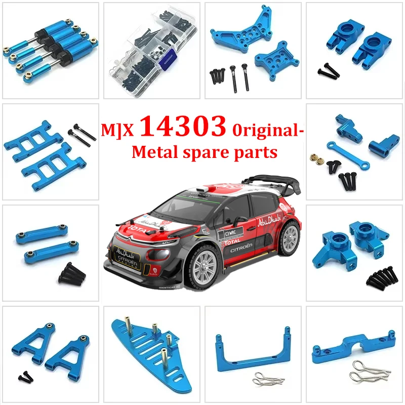 Mjx Hyper Go 14303 14302 14301 CNC Metal Front Rear Shock Tower Shock Bracket Mount Remote Control Car Aluminum Upgrade Parts