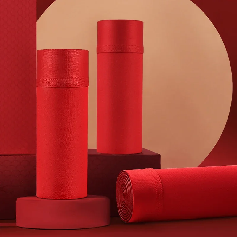 5 قطع ملابس داخلية للرجال، سراويل داخلية للرجال، هدايا قطنية بالكامل لسنة الأرنب، زفاف أحمر لامع، سراويل رفيعة بأربعة زوايا