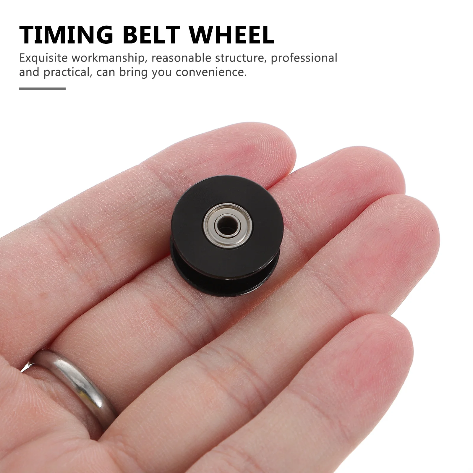 

2Pcs 3D Printer Synchronous Wheel 20 Teeth Aluminum Alloy Idler Pulley Timing Belt Wheel 3D Printer Parts Cnc Milling Machine