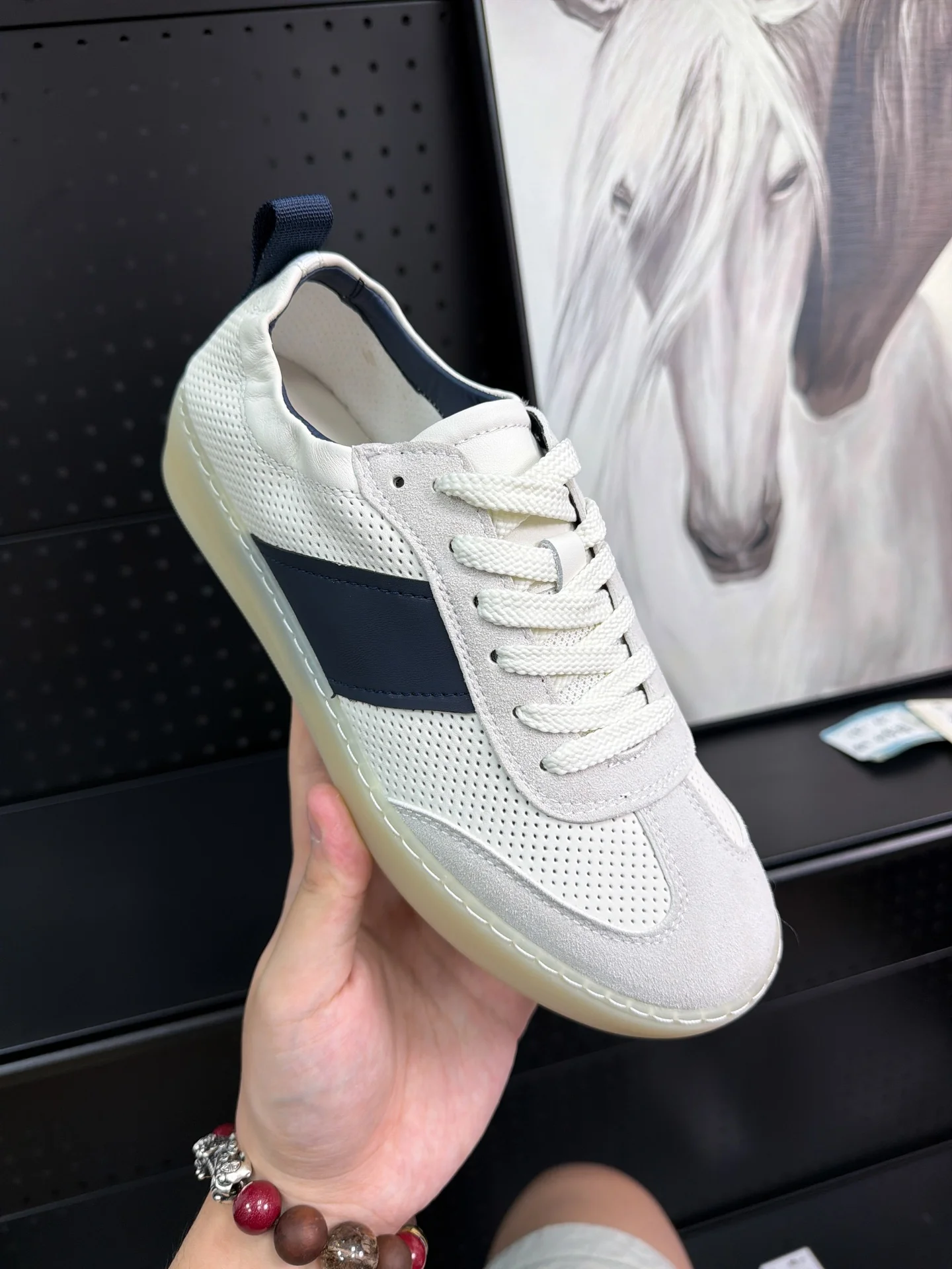 Leather Upgraded Version of Men's Retro Training Shoes Breathable Casual Lace-Up Low-Heel Round-Toe Rubber Bottom Shoes