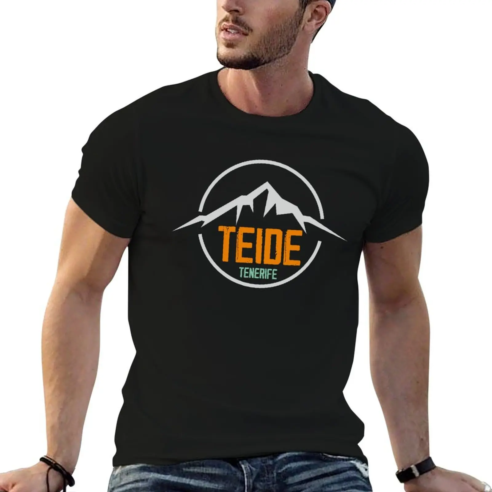 

Mount teide Tenerife vintage T-Shirt t shirt for man t shirt man designer t shirts for man cotton funny T-Shirt