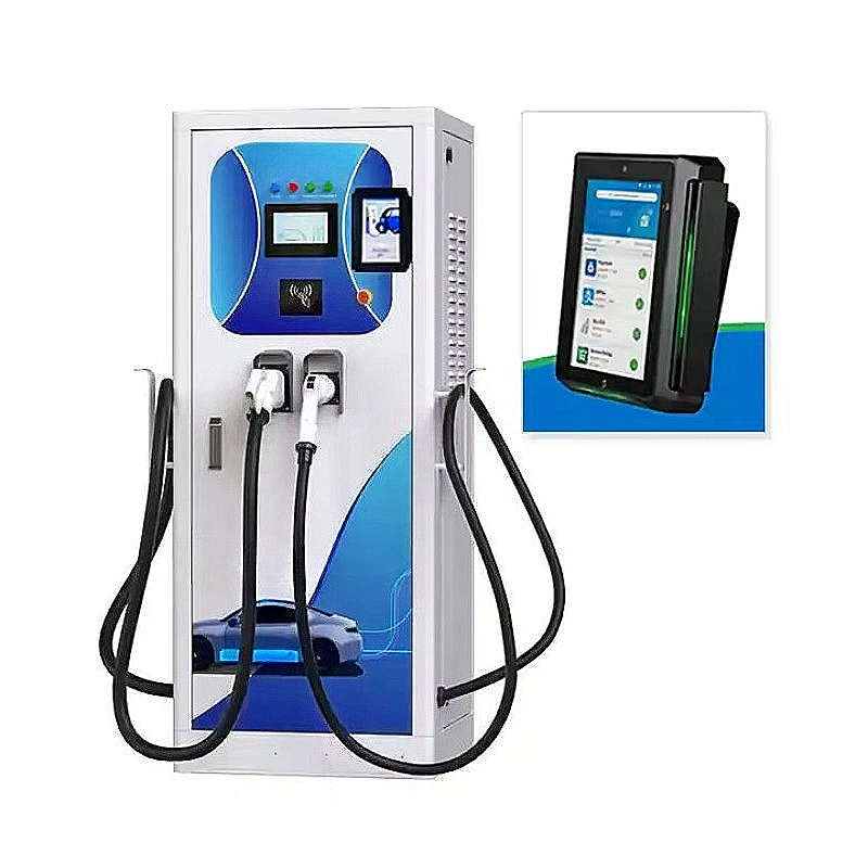 High Power Portable Charging Equipment DC Charging Station Public 15KW 30KW DC Charger Simple Touchscreen Operation Customized
