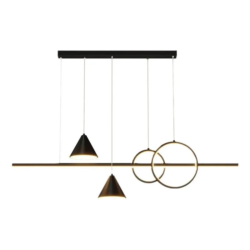 

Ресторан Современный Простой Свет Роскошная Скандинавская Атмосфера Домашняя Гостиная Бар Длинный Обеденный Стол