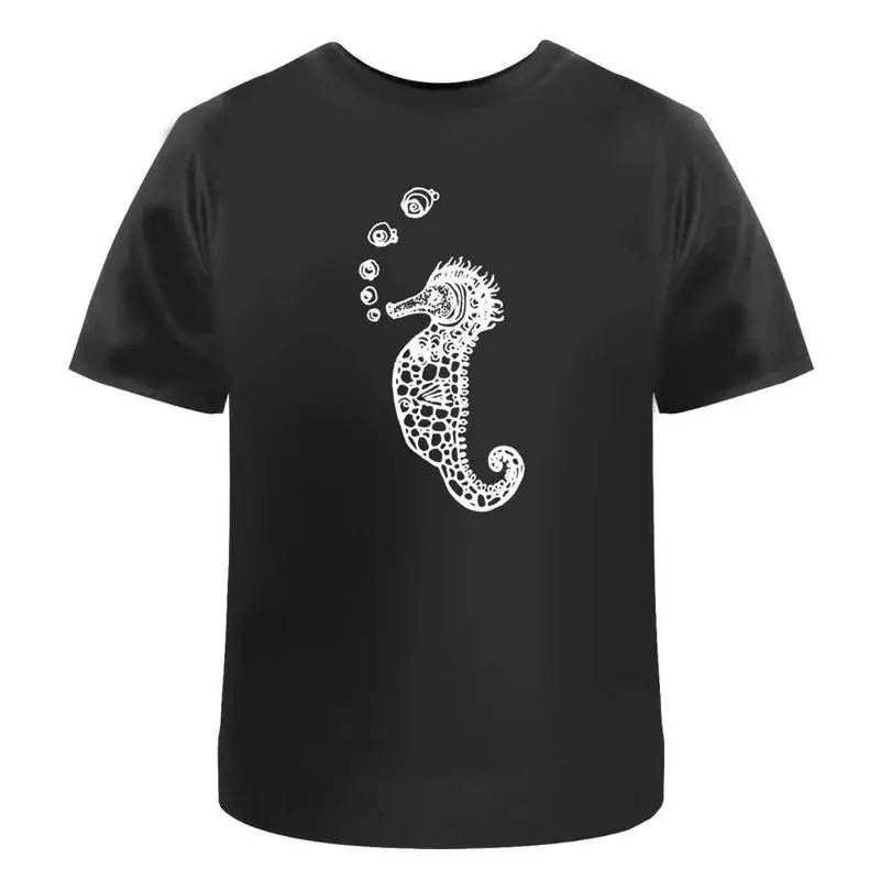 Seahorse' Cotton T Shirt Ta004988