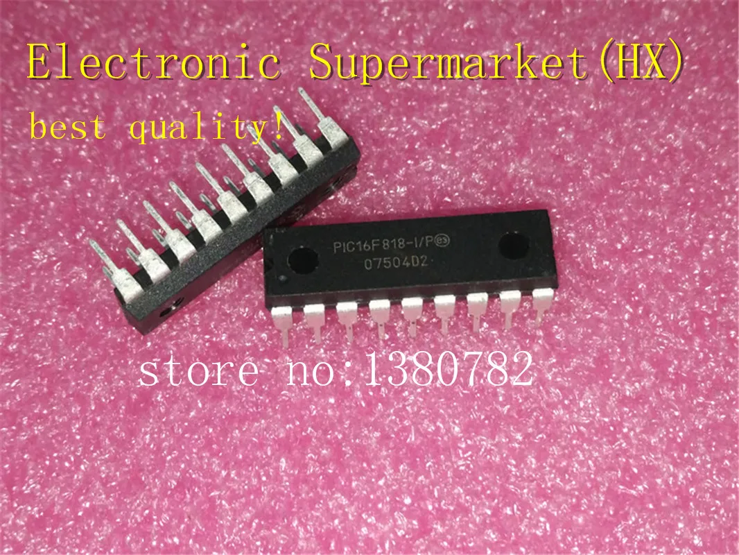 Free Shipping 5pcs/lots PIC16F818-I/P PIC16F818 DIP-18 New original IC In stock!