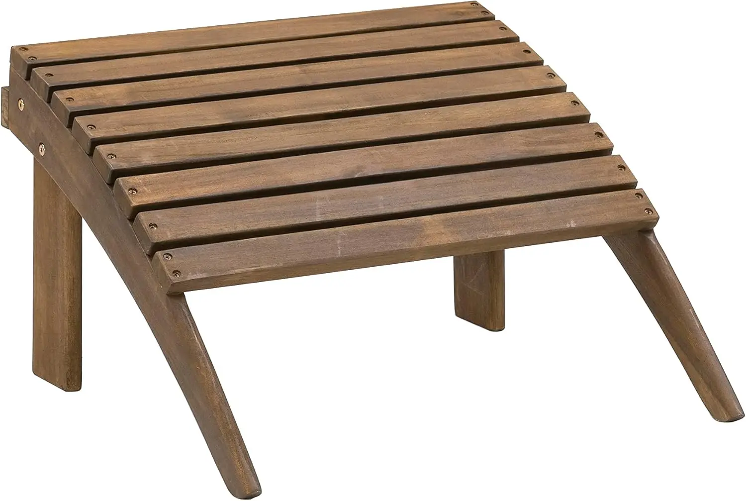 

Оттоманка Woodstock из тикового дерева, цвет Acorn, 21.6"W x 21.06"D x 13.7"H, подставка для ног для домашнего декора