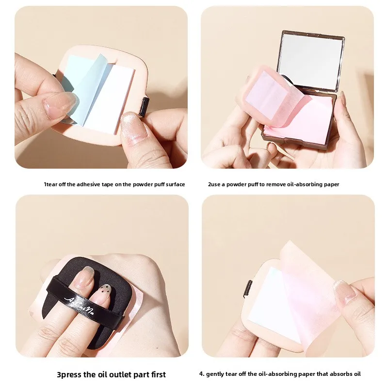 Protable Face Oil Blotting Paper Mattierungstücher Gesichtsreiniger Oil Control Ölabsorbierende Gesichtsreinigungswerkzeuge