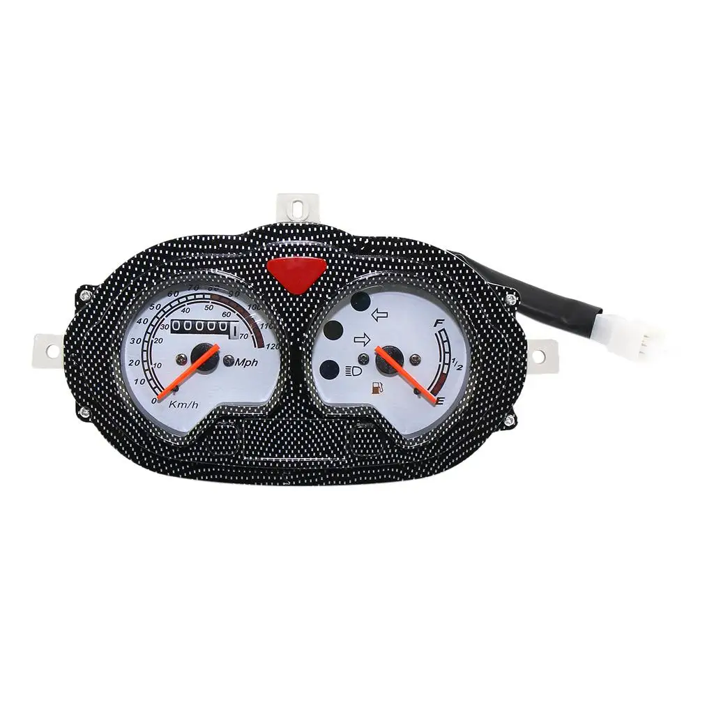 Motorcycle Scooter 7 Pins Speedometer Cluster Panel Assembly for