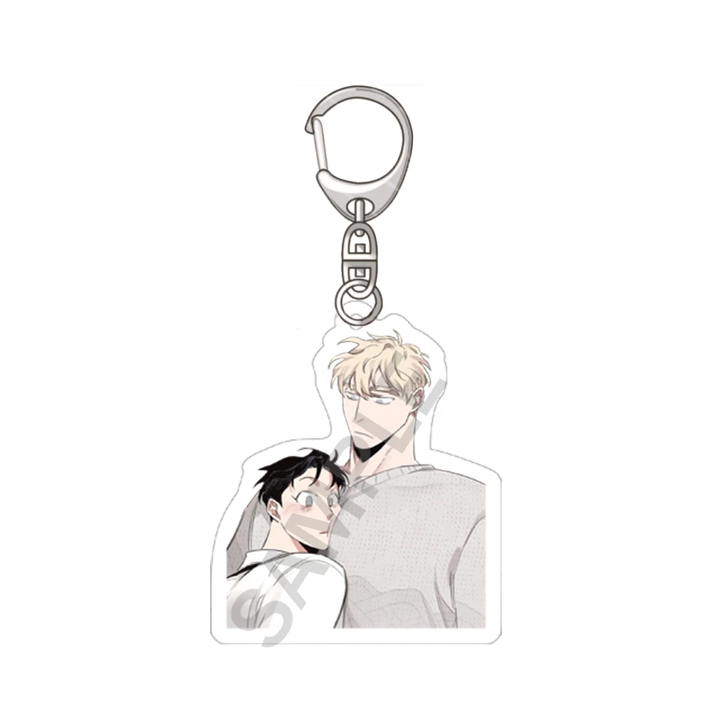 New Korean Cartoon BL Manga Anime Roses and Champagne Acrylic Stand Keychains Figure Standing Desktop Display Fans Collection