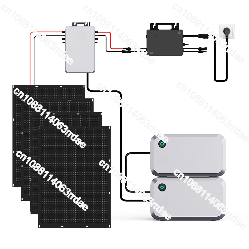 

New Energy Complete Home Kit 2KWH-6KWH On-Grid Solar Panel System 110V 120V 220V 230V With Controller