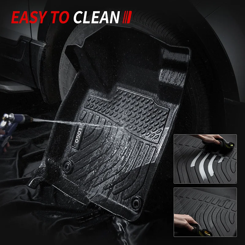 Interior Upgrade Car Mat Carpet 3D Tpe Car Foot Tray Accessories for Tesla Cybertruck Protection Floor Mat 2024-2025