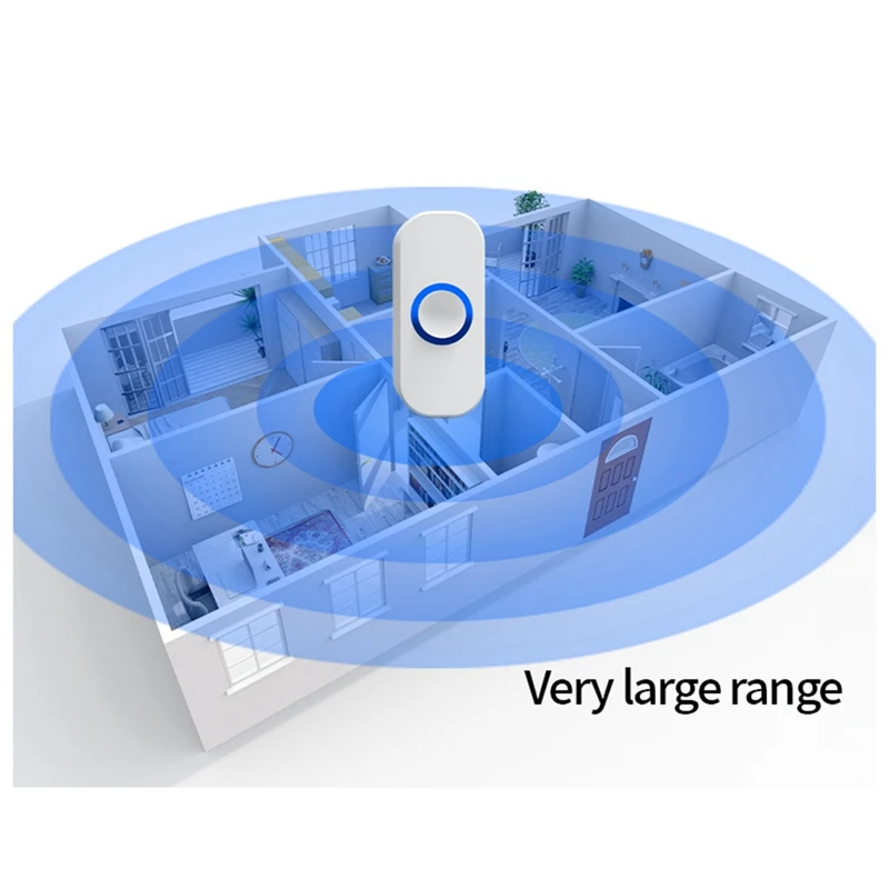 Waterproof Wireless Doorbell Home Welcome Smart Home Door Bell Remote Smart Bell Chime