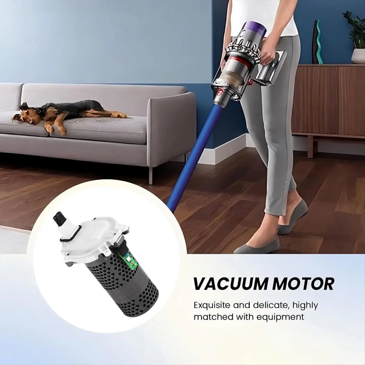 

A04V основная плата двигателя пылесоса с фильтром для пылесосов V10 SV12, запасные части, электродвигатели