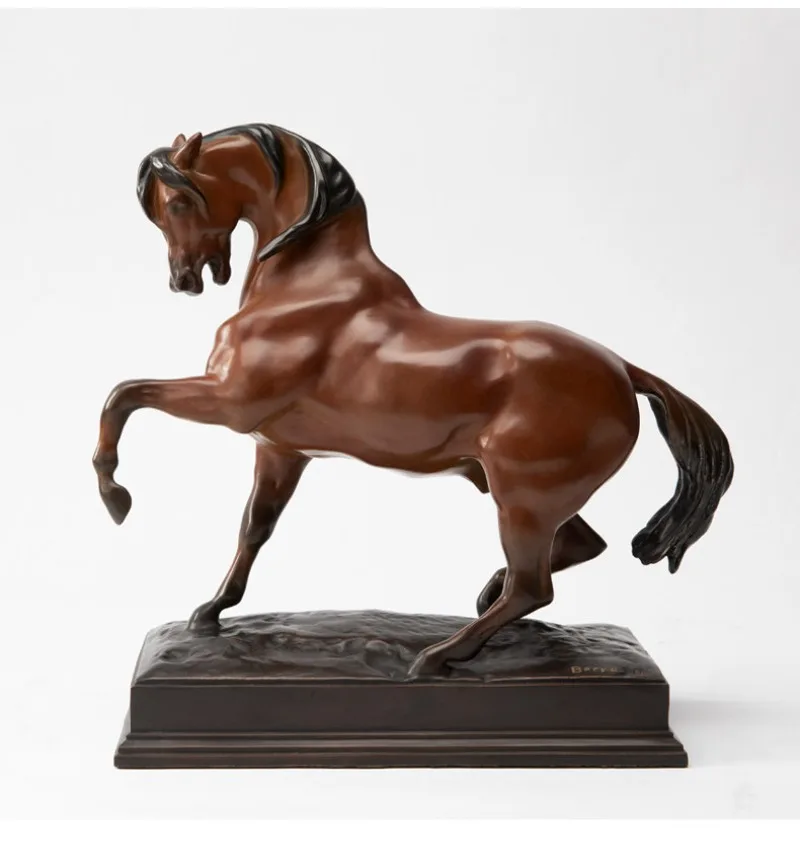 Bronze horse desktop decoration ornament high-end business gift original sculpture limited collection artwork