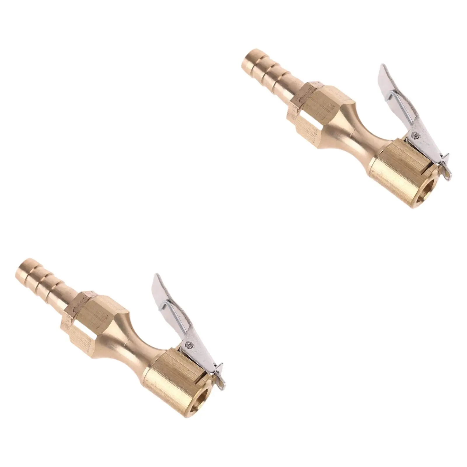 

2 Pieces Generic Tire Air Chucks Easy to Use Accessories Convenient Tire Inflation Hose Adapters Parts for Garage Car Truck