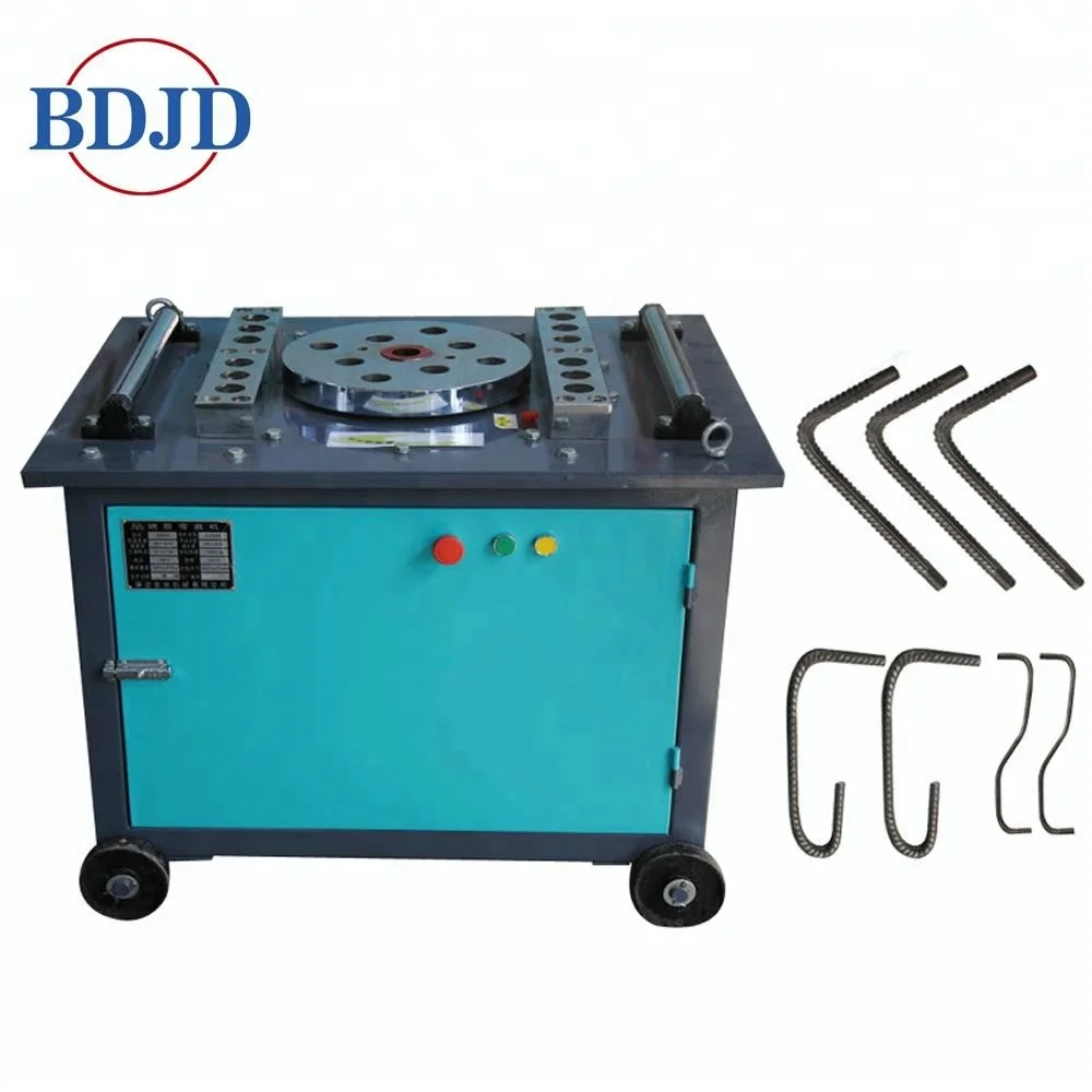 Electric Semi-Automatic Rebar Steel Bar Bending Machine with 4kW Motor for Pipe Tube and Circle Bending