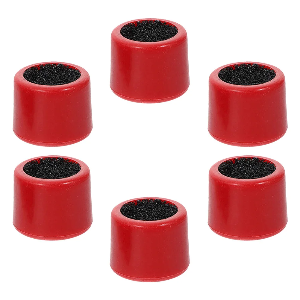 6 個ビリヤードキューシェイパー プラスチックバーニッシャーツール 耐久性のある滑らかな表面 キューチップ修理トリム プラスチックバーニッシャーファイル修理ツール