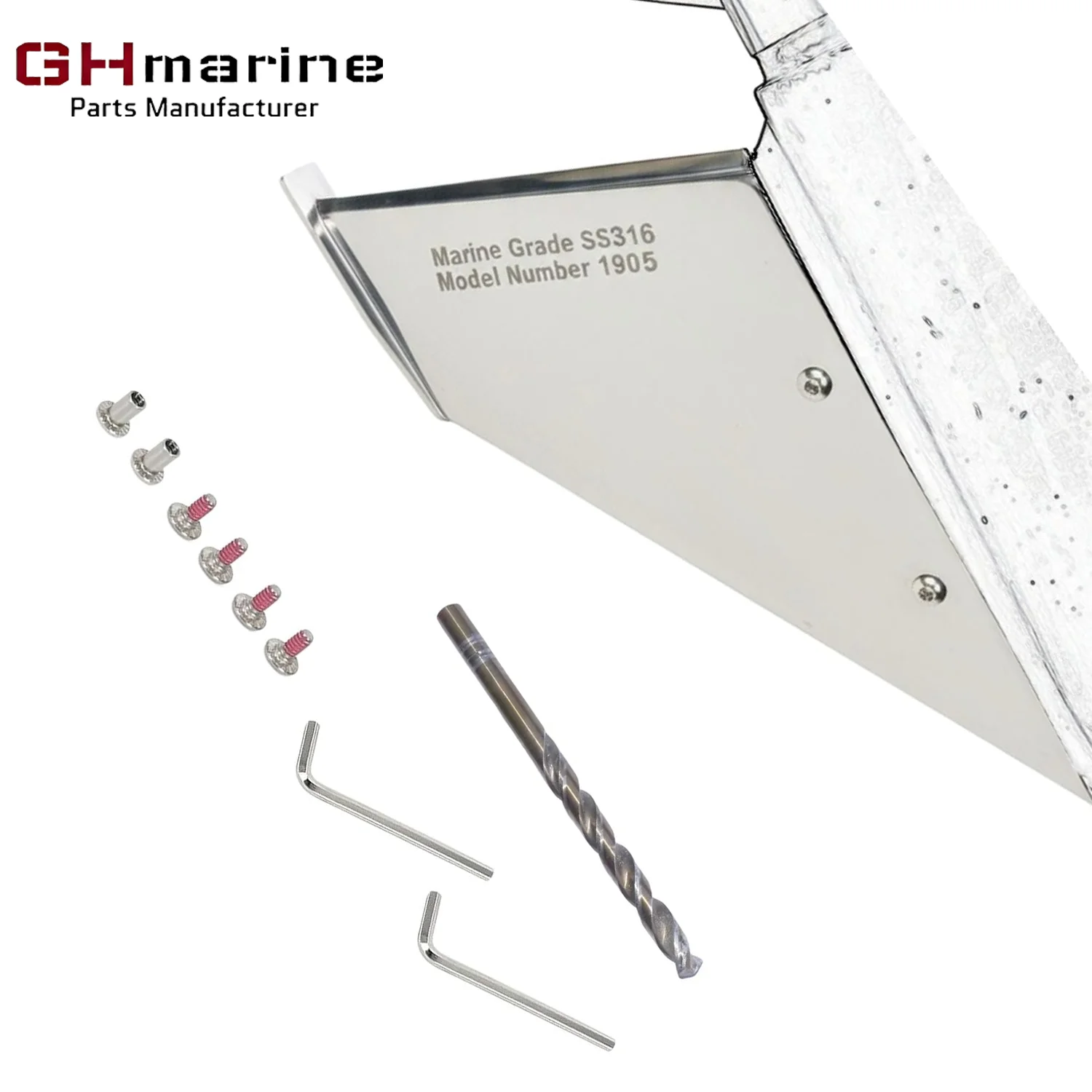 Skeg Guard Safe-Skeg Protector Guard Protector Kit for Mercury Mariner 75-300 HP Outboard Motor