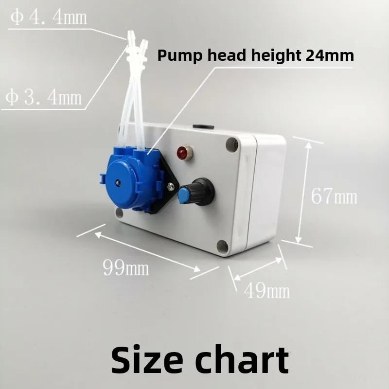 Peristaltic Pump, Miniature Self-priming Pump, Laboratory Flow Rate, Food Grade Circulation, Small Metering Pumping Pump