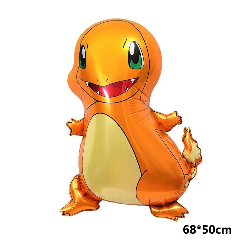 Pokemon ballon Pikachu Squirtle Bulbasaur Pikachu Menselijke figuur Aluminium ballon Decoratie Benodigdheden Kinderverjaardagsfeestje Cadeau