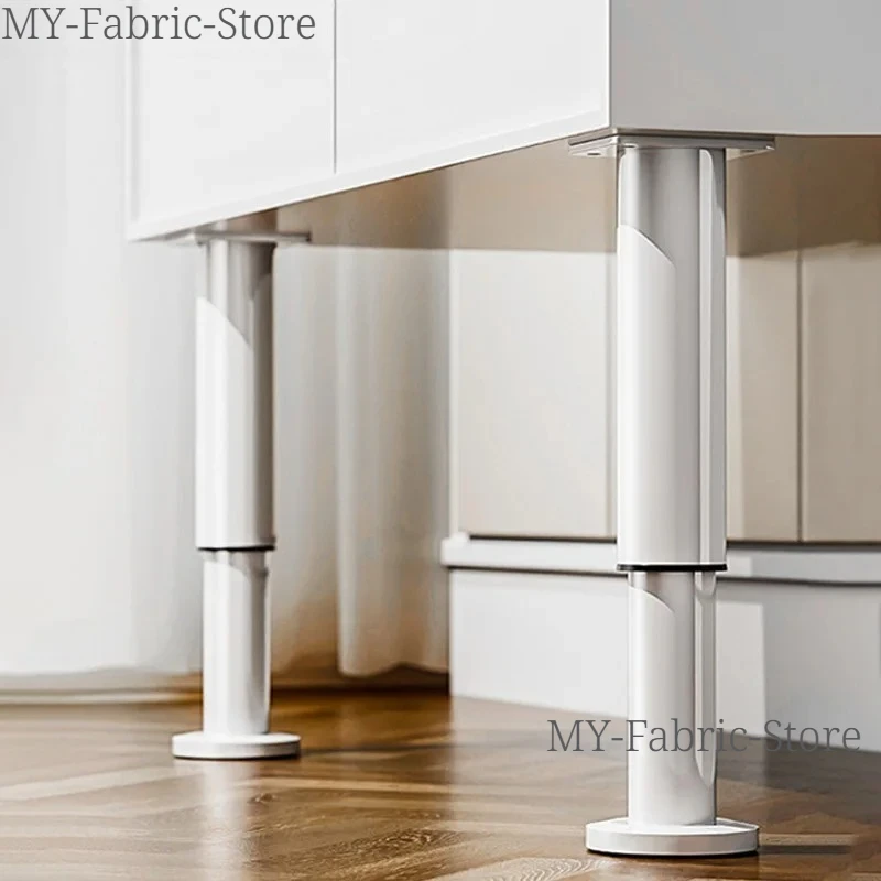 4Pcs Adjustable Furniture Support Legs Telescopic Table Legs Extendable Height Riser for Sofa TV Cabinet Bed Bathroom Cabinet