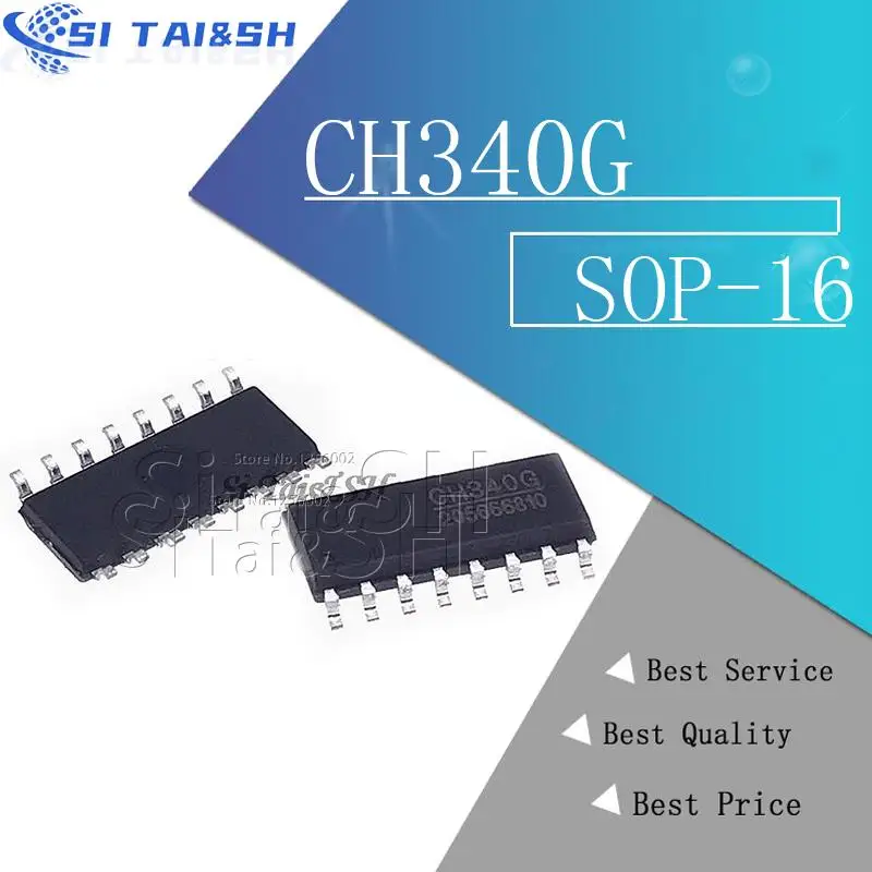 (5piece)100% New CH340G CH340 340G SOP-16 Chipset