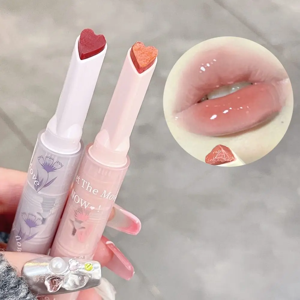 مستحضرات التجميل طويلة الأمد للنساء الكورية ملمع الشفاه أداة ماكياج ملمع الشفاه هلام مرآة أحمر الشفاه زهرة أحمر الشفاه واضح الشفاه الصقيل
