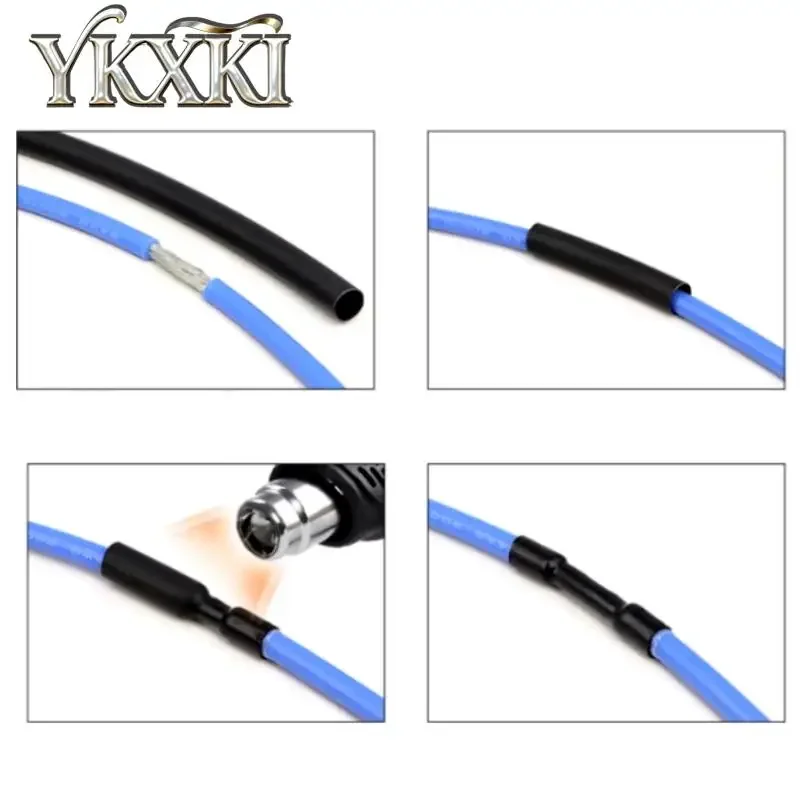1-5M/LOT 열수축 튜브 0.6~30mm 1.0mm 1.5mm 2mm 3mm 4mm 5mm 6mm 10mm 12mm 16mm 18mm 20mm 25mm 28mm 검정색 절연 슬리브