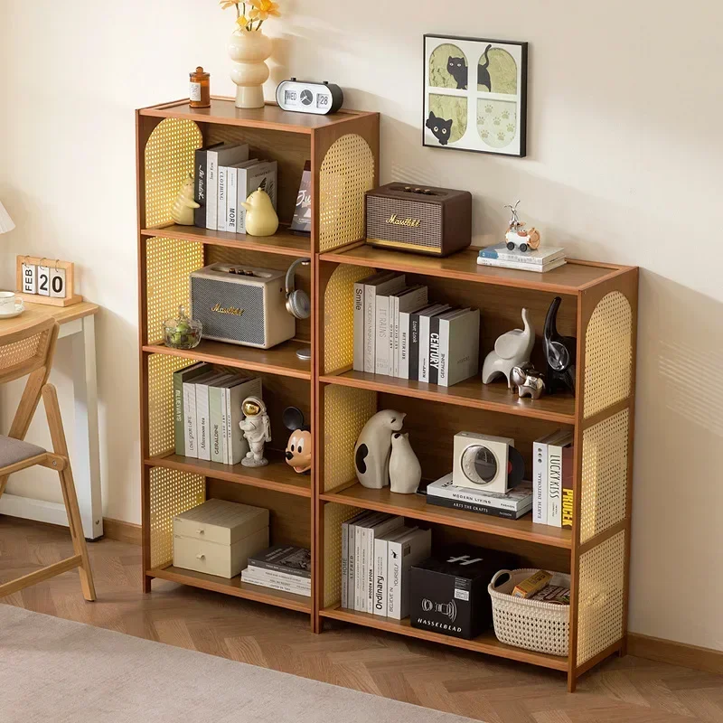 Stable Household Shelf Multi-layer Storage Shelf Simple Shelf Storage Shelf Nanzhu Bookshelf