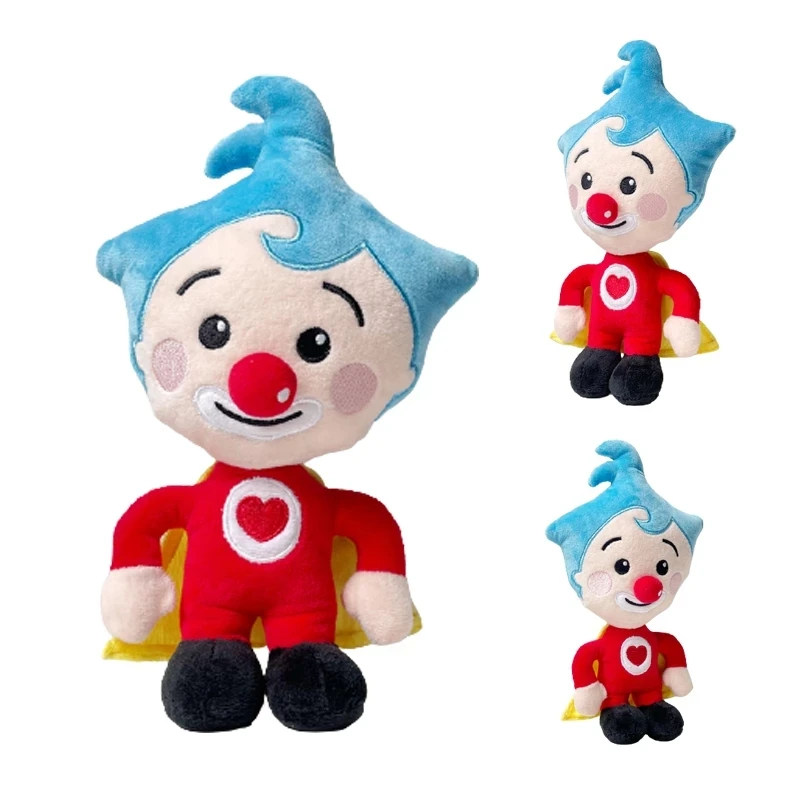 

Cute Plim Plim Clown Plush Toy Cartoon Animation Stuffed Figure Plush Doll Plushie Anime Soft Gif 25cmt Toys for Kids Birthday