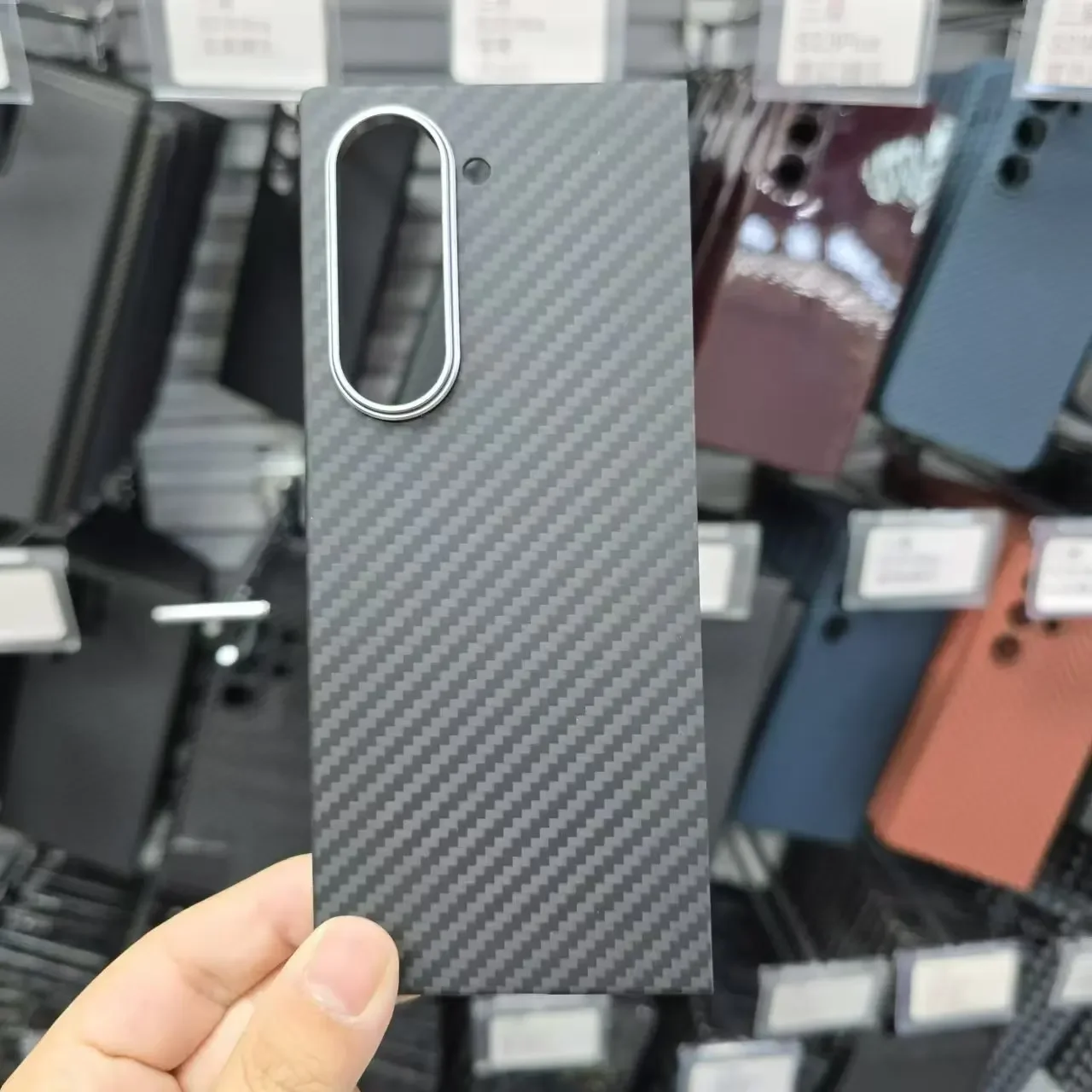 Для Samsung Galaxy Z Fold 6 Magsafe Aramid Fiber Ультратонкий защитный чехол для телефона из углеродного волокна с рассеиванием тепла Z Fold6