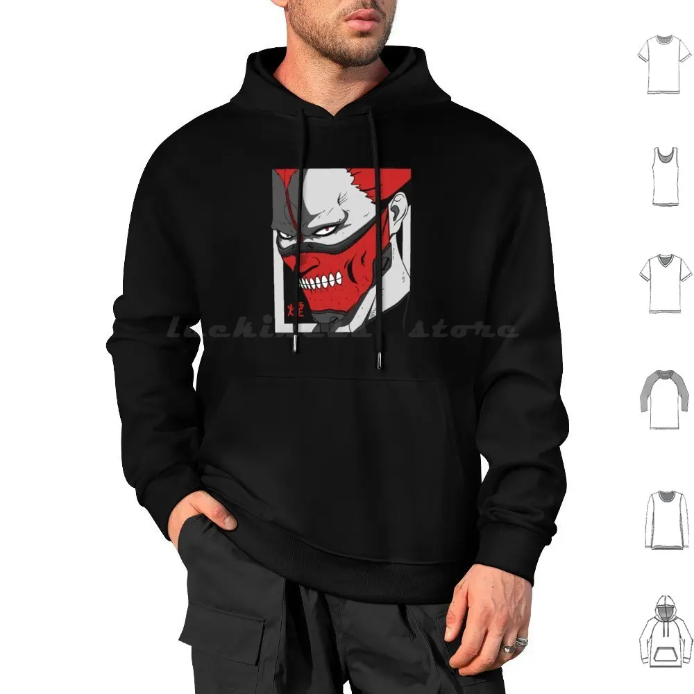 En | Dorohedoro | Manga Anime Hoodie cotton Long Sleeve Dorohedoro Anime Kaiman Nikaido Noi Shin Ebisu En Manga Japan