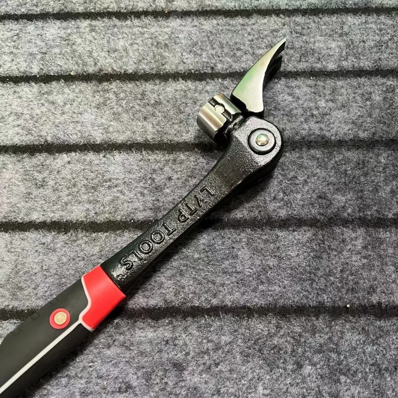 Multi-Functional Professional Claw Hammer  Emergency Safety Escape Household Hand Tools Adjustable Woodworking Iron Nail Hammer